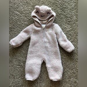 Nike Hooded Sherpa Coverall One Piece Baby Size newborn Bunting hooded pram suit